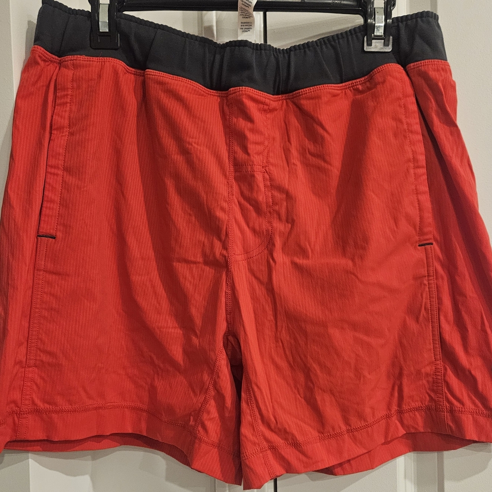 Lululemon Athletica Red Interval Shorts